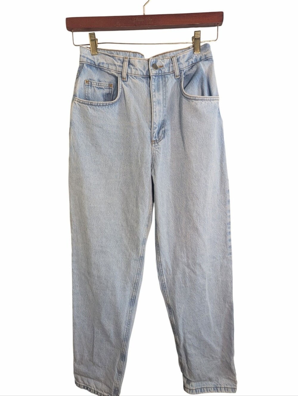 Reclaimed Vintage Light Wash Straight Leg Denim Jeans Size 28